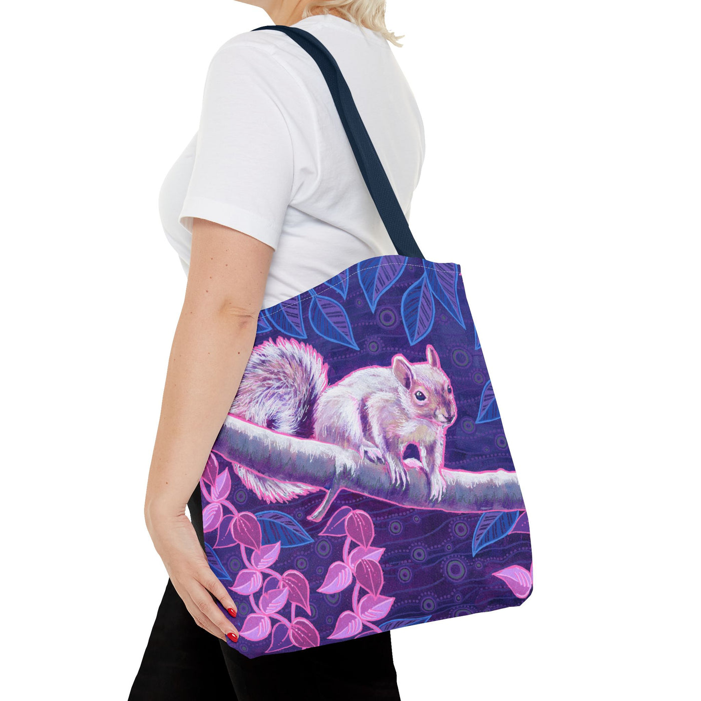 Shy Squirrel Tote Bag