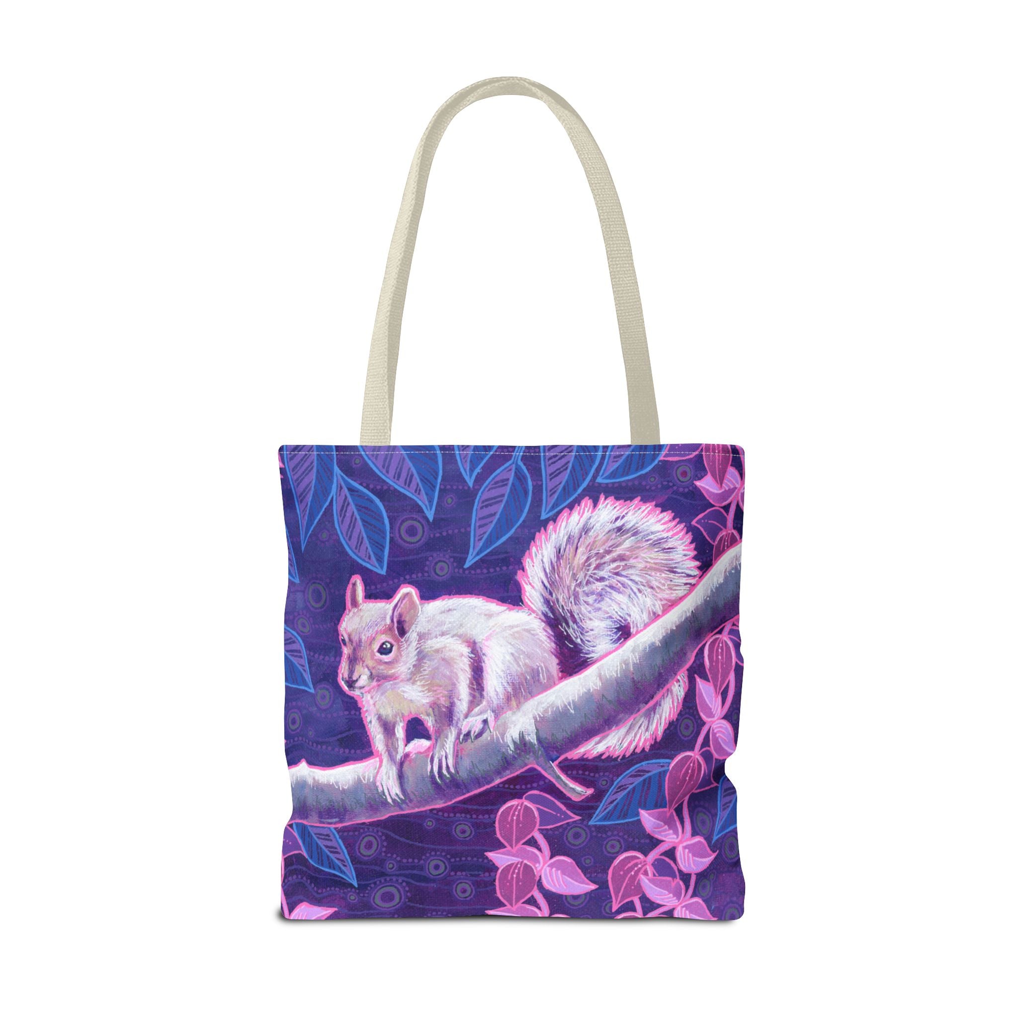 Shy Squirrel Tote Bag