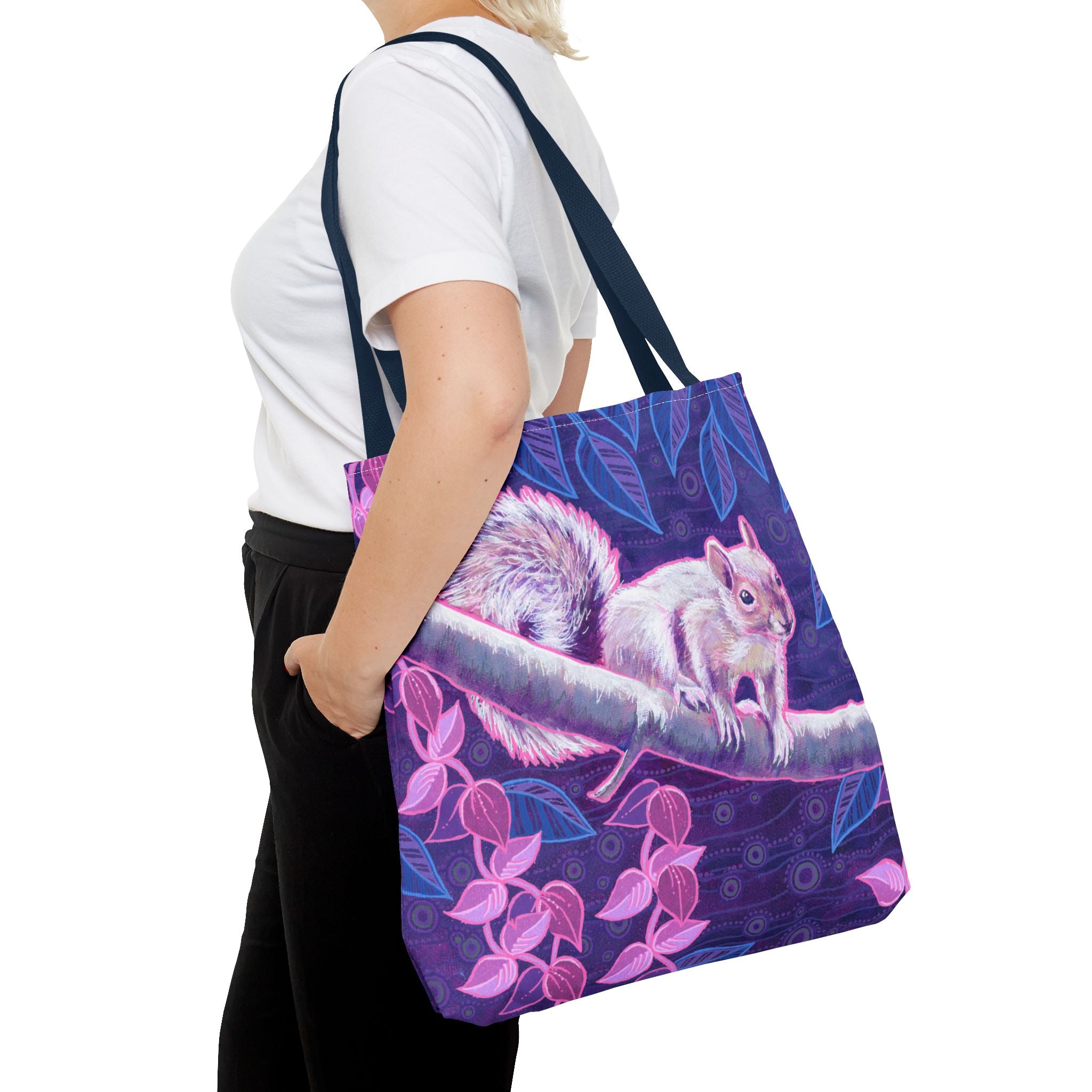 Shy Squirrel Tote Bag