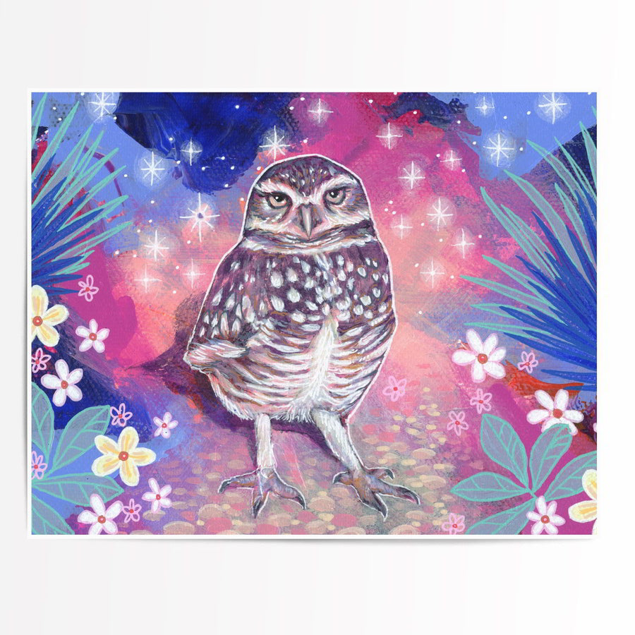 The Burrowing Owl (Southwest Critters) - Fine Art Print