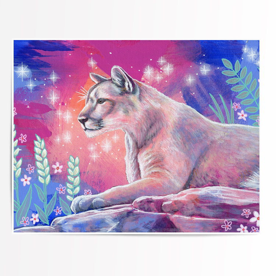 The Cougar (Southwest Critters) - Fine Art Print