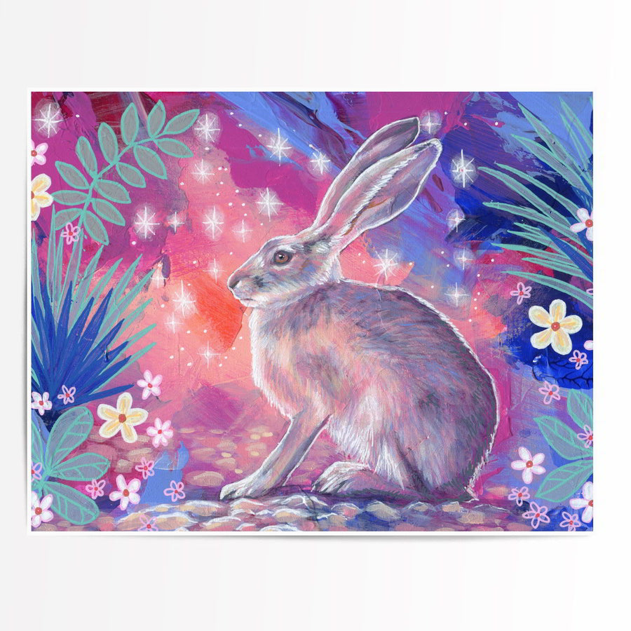 The Hare (Southwest Critters) - Fine Art Print